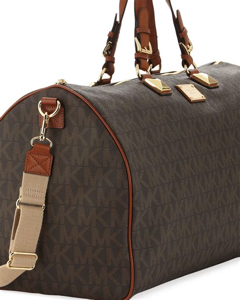 michael kors overnight bags|michael kors large suitcase.